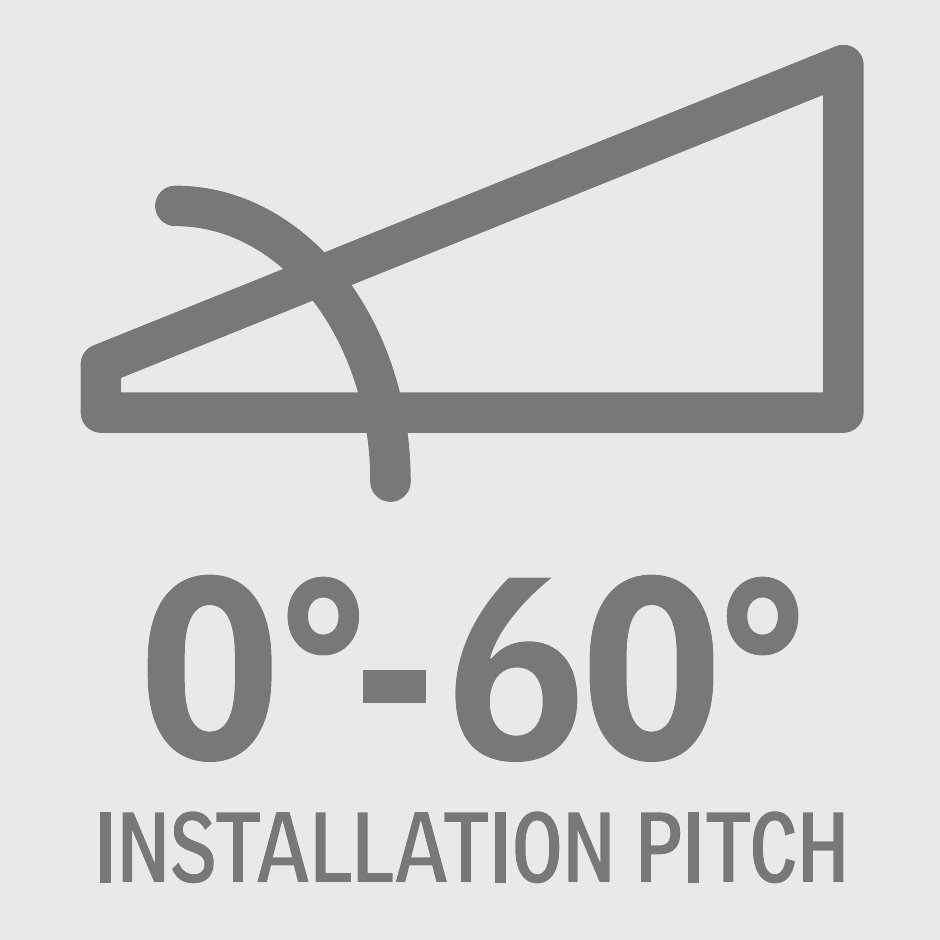 flat/low-pitch roof skylight